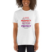 Load image into Gallery viewer, "Love Black Women" Colorful Short-Sleeve Unisex T-Shirt